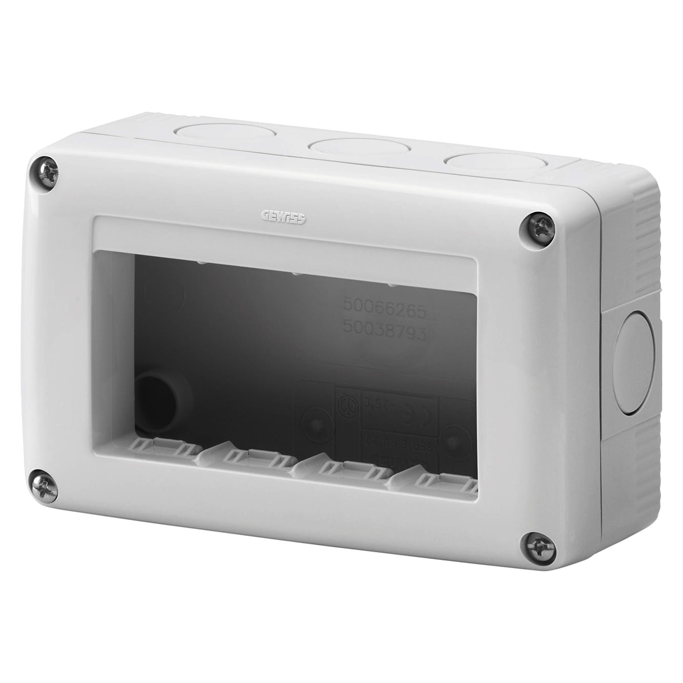 CAJA ESTANCA 4 MODULOS IP40 LIBRE DE HALOGENO 27004103 Gewiss