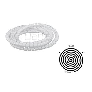 ESPIRAL BLANCO LIBRE HALOGENOS 20 MM ROLLO 10 MTS 2331934 FNX
