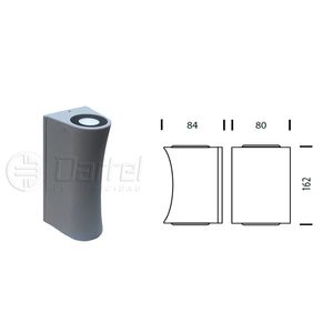 APLIQUE LED 2x3W 3K LUZ ASC 84X162mm GR 209004025 Darlux
