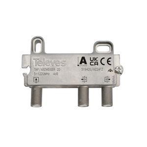 Derivador terminal 5-1220MHz F 2D 4dB 519420146 Televes