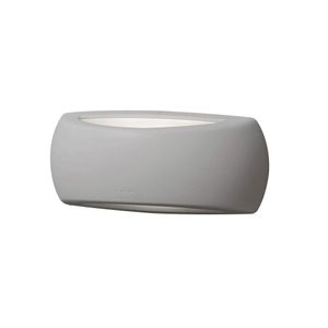 APLIQUE EXT LED  E27 BIFOCAL RESINA GRIS 1A2LYE27143 Fumagalli