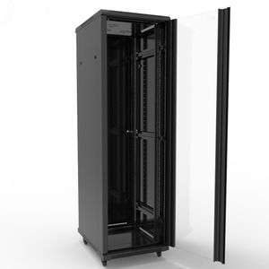 Gabinete Rack 19'', RAL7021  42U Prof: 800 P/ Vidrio FNX Net 178670634 FNX