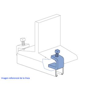 ABRAZADERA PERFIL/VIGA TP-1985S ELECTROGALVANIZADO (EG) 339908036 Unistrut