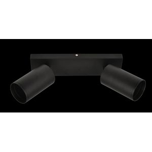 FOCO SOBREPUESTO DIRIGIBLE 2XGU10 IP20 NEGRO 1278716825 Darlux