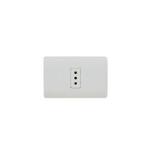 PLACA GENESIS ARMADA CON TOMA CORRIENTE SIMPLE 10A 2P+T, BLANCO 2751663 Schneider Electric