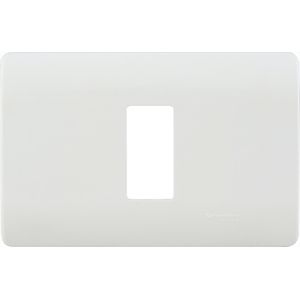 PLACA GENESIS 1 MODULO CON SOPORTE, BLANCO 742163 Schneider Electric