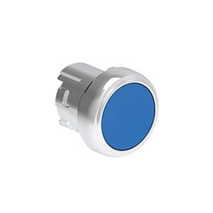 Pulsador plano azul (cabezal), Contacto momentaneo, 22mm, metalico 2486872 Lovato