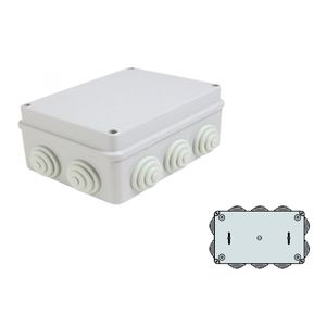 CAJA ESTANCA 200x155x80mm 10 SALIDAS IP55 11231234 FNX