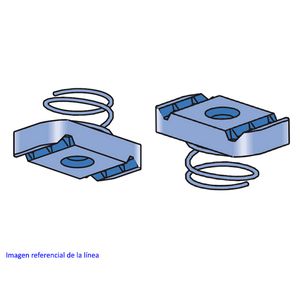 TUERCA RESORTE 1/2        P-4010 EG 337503436 Unistrut