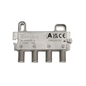 Derivador 5-1220MHz F 2D 15dB 519423146 Televes