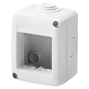 CAJA ESTANCA 2 MODULOS IP40 LIBRE DE HALOGENO 27002103 Gewiss