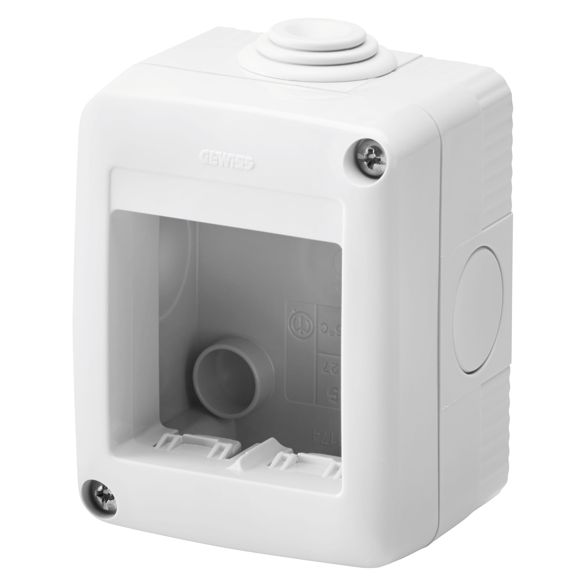 CAJA ESTANCA 2 MODULOS IP40 LIBRE DE HALOGENO 27002103 Gewiss