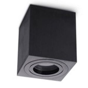 FOCO SOBREPUESTO CUADRADO GU-10 IP44 GRIS 85X85X95 MM 1278711025 Darlux
