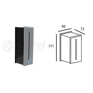 FOCO EMB M RECT 6W 3K IP54 171X73X66mm G 278607625 Darlux