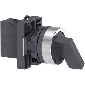 SELECTOR MET 22 MM 2 POSICIONES 1NO NEGRO CON MANETA LARGA 2759759 Schneider Electric