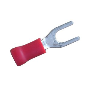 TERMINAL HORQUILLA 22-16 AWG ROJO X BOLSA 100 UNIDADES 6101534 FNX