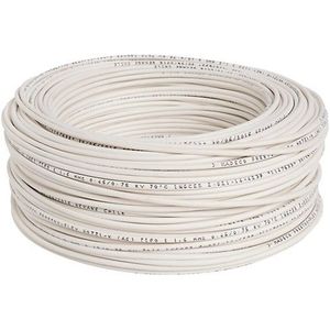 ROLLO CABLE ALAMBRE 2.5MM AISLADO BLANCO 75401771 Nexans - Cocesa