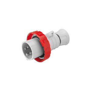 MACHO INDUSTRIAL VOLANTE 380V 32A 3P+T IP66/69 ROJO LIBRE MANTENCION 60041103 Gewiss