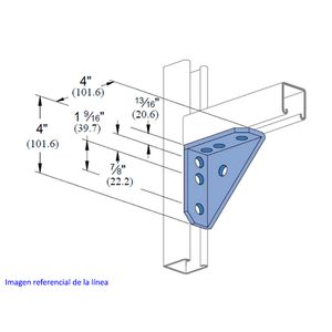 ANGULO 90GD 3 PERF P-2484 EG 339912436 Unistrut
