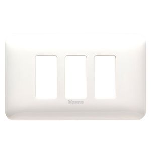 PLACA 3 MODULOS MAGIC NEA COLOR BLANCO 97344302 Bticino
