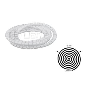 ESPIRAL BLANCO LIBRE HALOGENOS 12 MM ROLLO 10 MTS 2331234 FNX