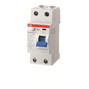 INTERRUPTOR DIFERENCIAL 2x 25A 30mA 2P F200 7122585 ABB