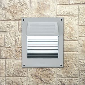 FOCO EXT EMB MURO LED 4,5W 480LM 4K IP65 ASIM PLATA 431752130 Disano