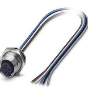 CONECTOR HBRA PANEL/EMB 5P M12 C/CABL/0, 141965894 Phoenix Contact