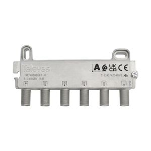 DERIVADOR 5-2400MHZ F 4D 16DB INTERIOR CON PASO DC (A - PLANTAS 2 Y 3) 519343146 Televes