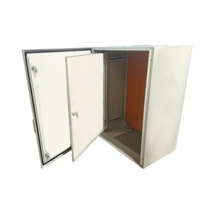 ARMARIO METALICO CON PUERTA INTERIOR 800x600x400 IP66 FNX COLOR RAL 7035 120864034 FNX