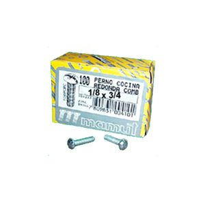 PERNO COCINA 1/8x3/4 C/COMB 106  x100 UNID 31800765 Mamut