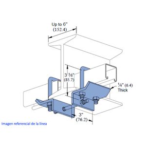ABRAZ DOBLE PERFIL/VIGA P-2868 EG 339913236 Unistrut
