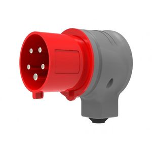 MACHO INDUSTRIAL ROTATORIO IP44 380V 16A 3P+N+T LIBRE DE HALOGENOS 6611235 Bemis