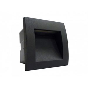 FOCO EMB MURO GRAFITO 1.5W 3K IP65 90x90 278608525 Darlux