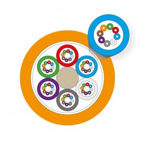 CABLE MULTIFIBRA DE 48 FIBRAS MONOMODO LSFH (ITU-T G657A2). TIGHT BUFFER (900 micras) 231702146 Televes