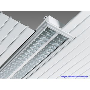 EQ HERMETICO 2X54W 4K EMB ALUM/VIDRIO IP65 HOSPITAL 152071130 Disano