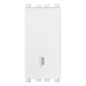 INTERRUPTOR 1P 16 AX 250 V~. ILUMINABLE. TECLA INTERCAMBIABLE. BLANCO 190015476 Vimar