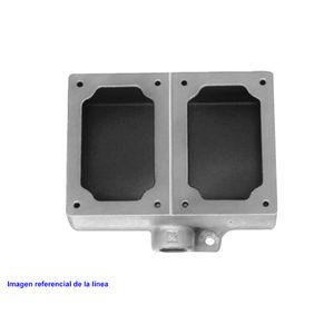 CH CAJA DOBLE  FE P/EST CTRL 1SAL 1/2 6405468 CROUSE HINDS