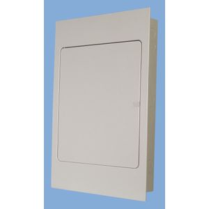 TABLERO MODULAR METALICO EMBUTIR 45 MODULOS DIN CAJA CON CIZALLES, PUERTA METALICA ART. 6097-D 11609705 Saime