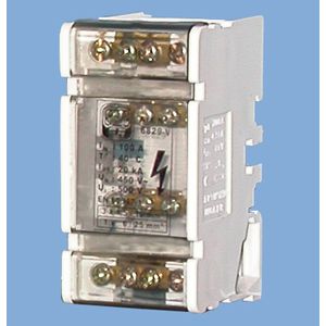 REPARTIDOR TETRAPOLAR DISTRIBUCION V SIN AISLACION 100A 1x25+3x10mm2 SAIME SG 6829105 Saime