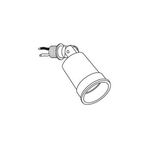 PORTALAMPARA SIMPLE 1/2 LHS IMTEMP E27 117382029 Rawelt