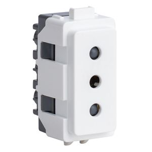 MODULO GENESIS CON TOMACORRIENTE 10A 2P+T, BLANCO 2780863 Schneider Electric