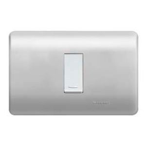 PLACA GENESIS ARMADA CON INTERRUPTOR 9/24 16A 250V, LIEN 6203363 Schneider Electric