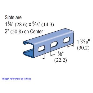 PERFIL 41x41x3000x2.7mm  (SS) A/INOX RAN 337418436 Unistrut