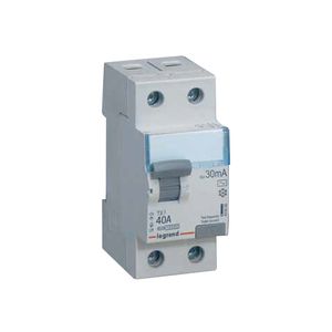 INTERRUPTOR DX3 DIFERENCIAL  TIPO AC BIPOLAR 41150004 Legrand