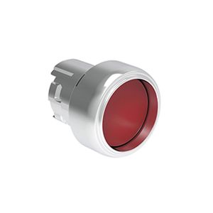 Pulsador Protegido rojo (cabezal), Contacto momentaneo, 22mm, metalico 2489872 Lovato