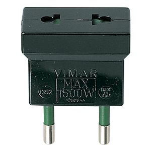 ADAPTADOR S10 - USA+EU NEGRO 13525376 Vimar