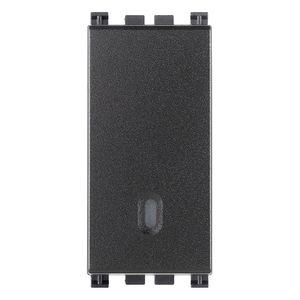 CONMUTADOR 1P 16 AX 250 V~. ILUMINABLE. TECLA INTERCAMBIABLE. GRIS. 190055676 Vimar