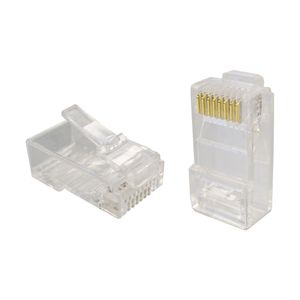 CONECTOR COMPUTACION RJ-45 CAT.6 BLINDADO X 10 UNIDADES FNX 178515834 FNX