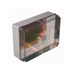 CAJA DERIVACION PLASTICA 371 x 271 x 135 mm TAPA TRANSPARENTE,  art. 2082 SAIME SG 11208205 Saime